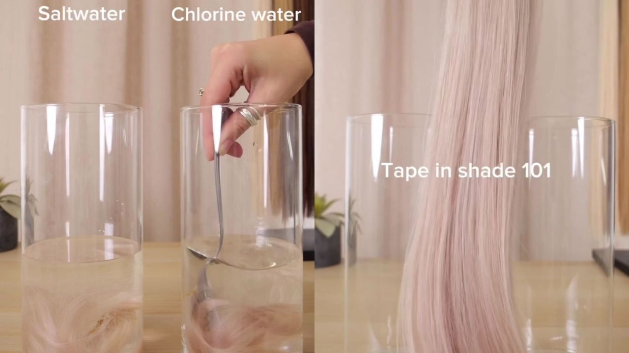 Chlorine and Saltwater: How to Care for Tape Hair Extensions in Pool and Beach Environments