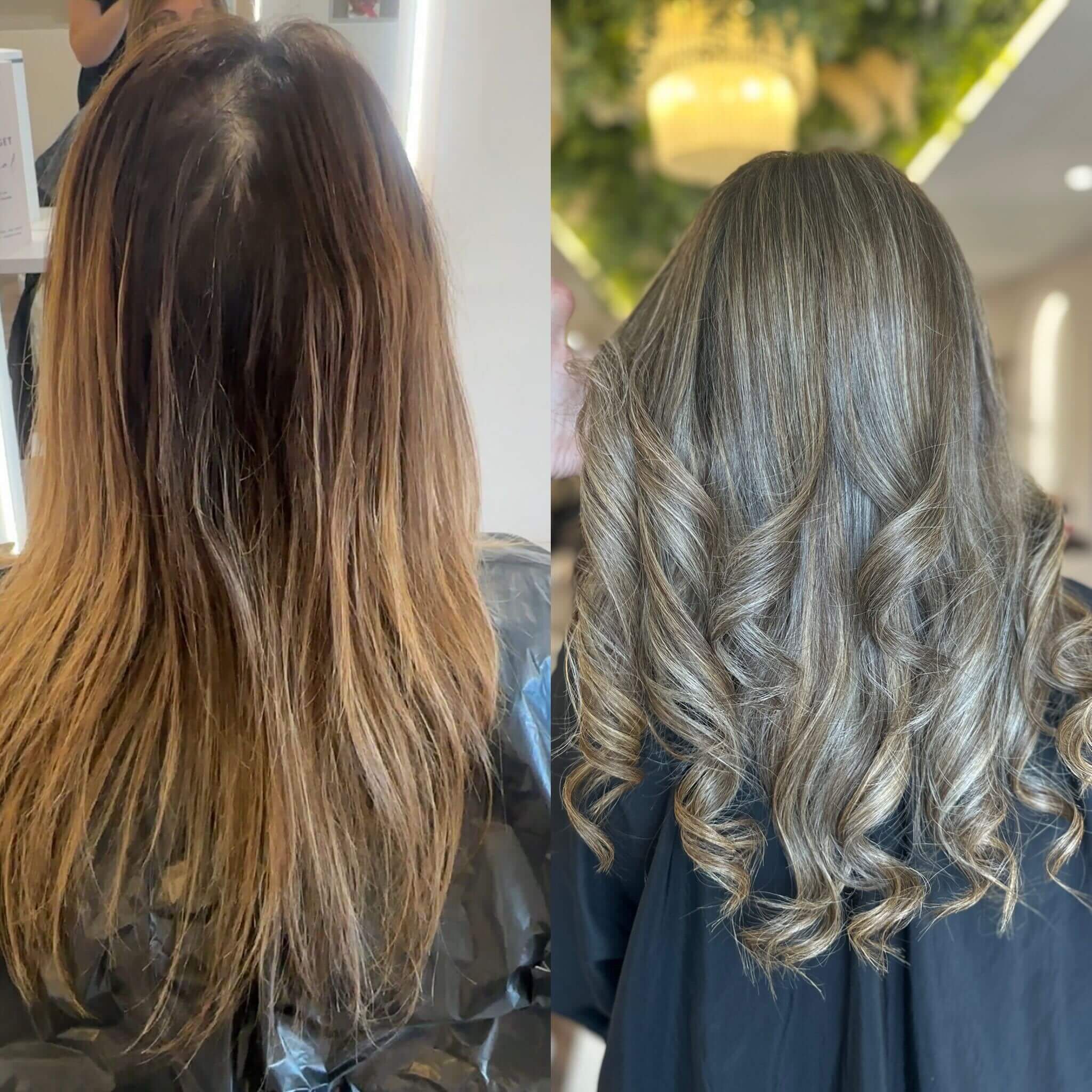 Creating Balayage with Tape Extensions