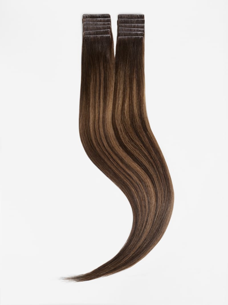 20" Invisible Tapes - Colour #Expensive Brunette (Root Glaze)
