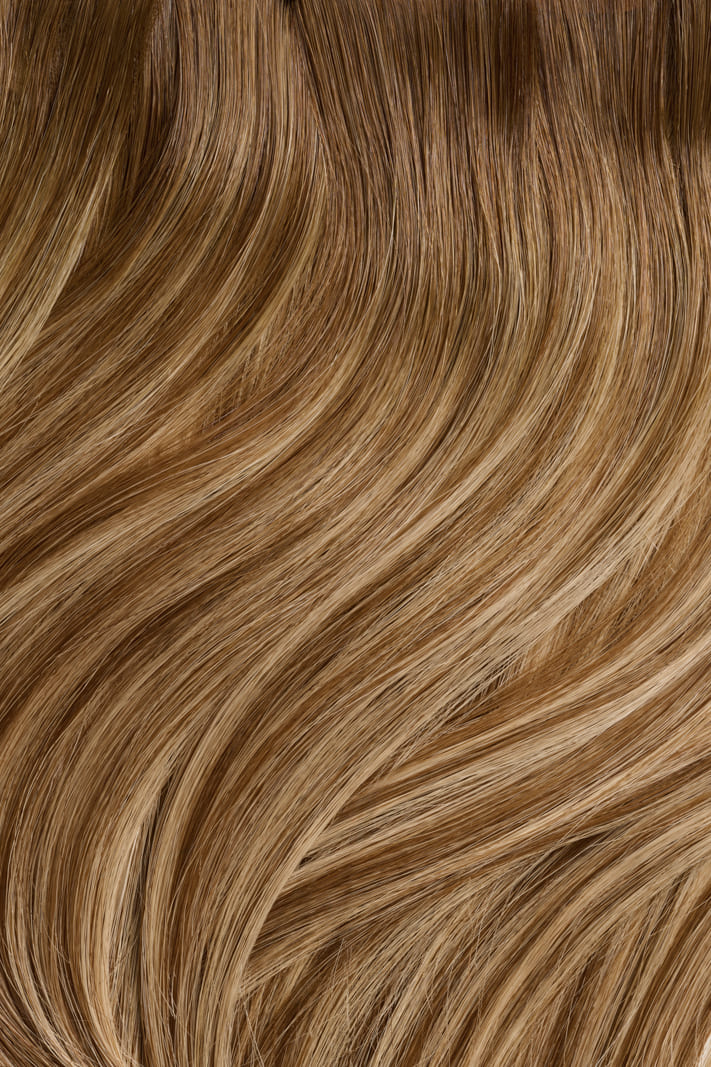 18" Root Glaze Invisible Weft - Colour #Bronzed Sand