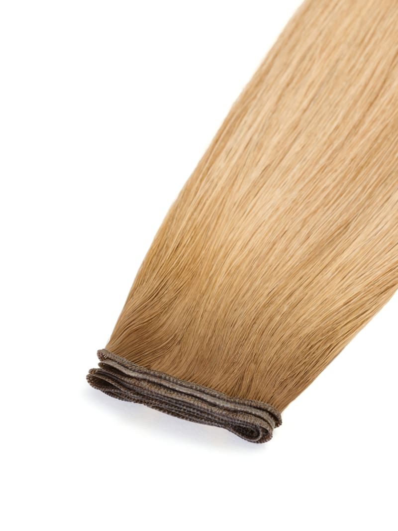 18" Root Glaze Invisible Weft - Colour #Bronzed Sand