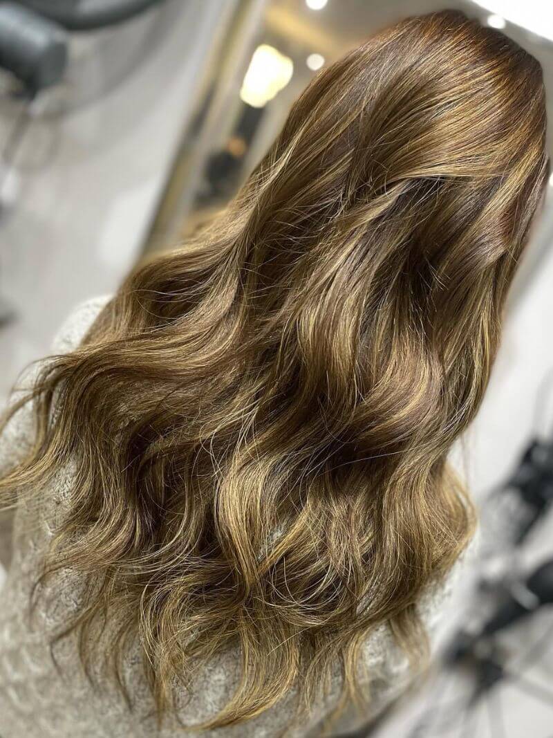 Colour #R4-4/27 (Tawny Brown)~ Tape Hair Extensions