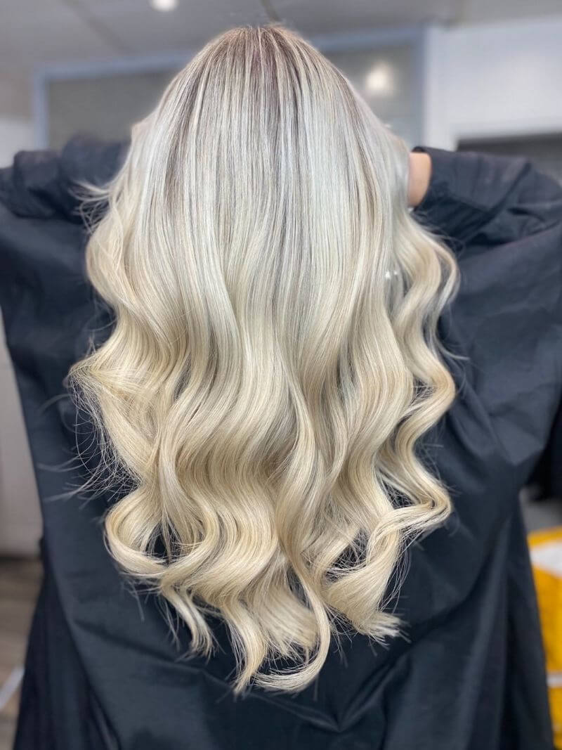 Colour #R8-101 (Intense Ash) ~ Tape Hair Extensions